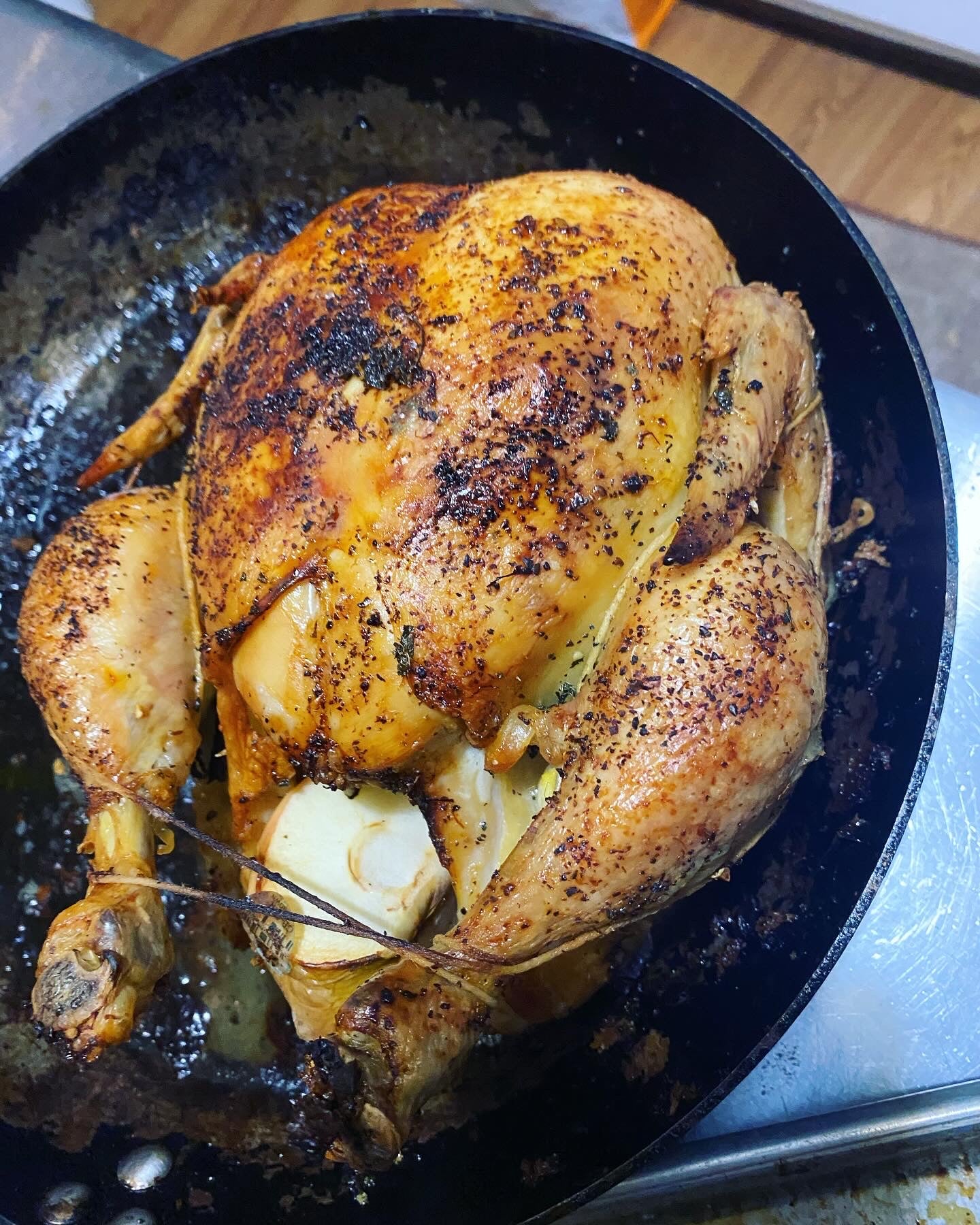 Miso Butter Roasted Chicken